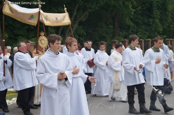 Boże Ciało w Oporowie