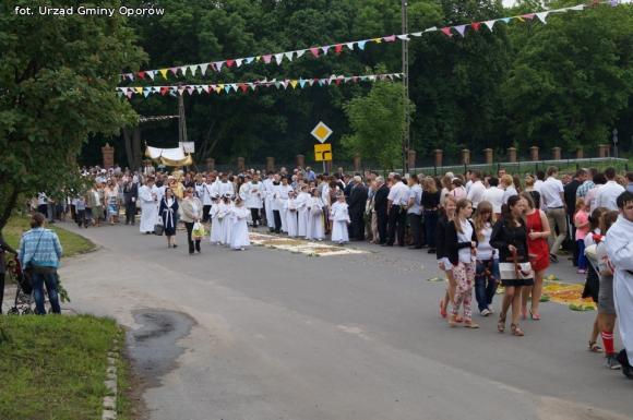 Boże Ciało w Oporowie