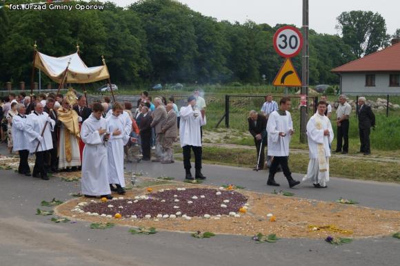 Boże Ciało w Oporowie