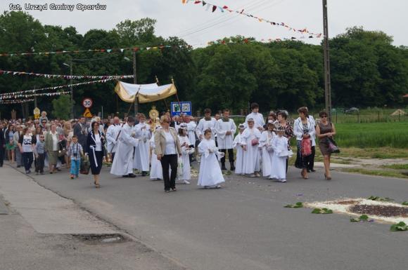 Boże Ciało w Oporowie