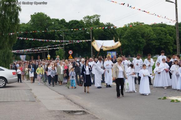 Boże Ciało w Oporowie
