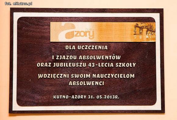 Szkolnych wspomnień czar. Spotkania klasowe i pamiątkowa tablica w ZS nr 4 w Kutnie