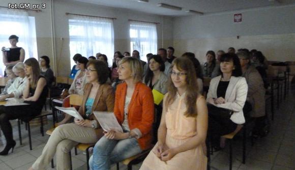 Wieczór poezji śpiewanej w Gimnazjum nr 3 w Kutnie