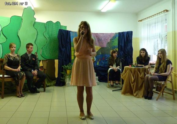 Wieczór poezji śpiewanej w Gimnazjum nr 3 w Kutnie