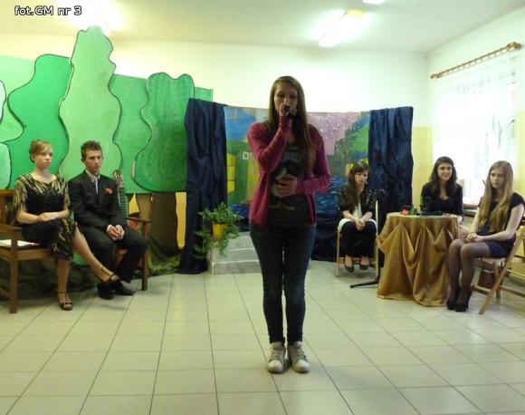 Wieczór poezji śpiewanej w Gimnazjum nr 3 w Kutnie