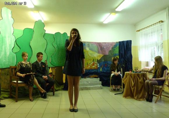 Wieczór poezji śpiewanej w Gimnazjum nr 3 w Kutnie