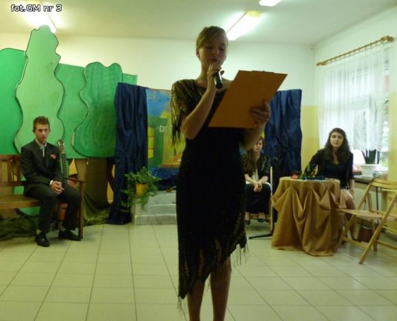 Wieczór poezji śpiewanej w Gimnazjum nr 3 w Kutnie