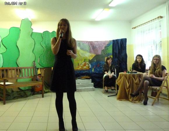 Wieczór poezji śpiewanej w Gimnazjum nr 3 w Kutnie