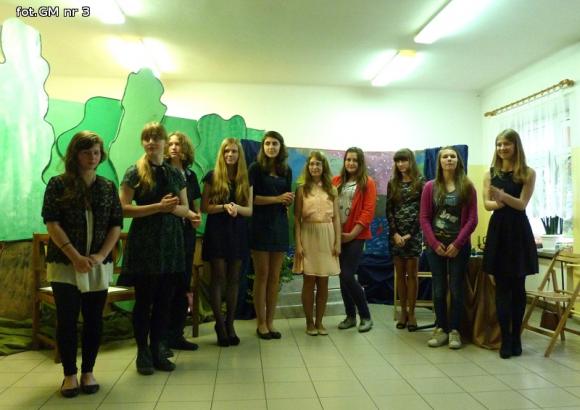 Wieczór poezji śpiewanej w Gimnazjum nr 3 w Kutnie