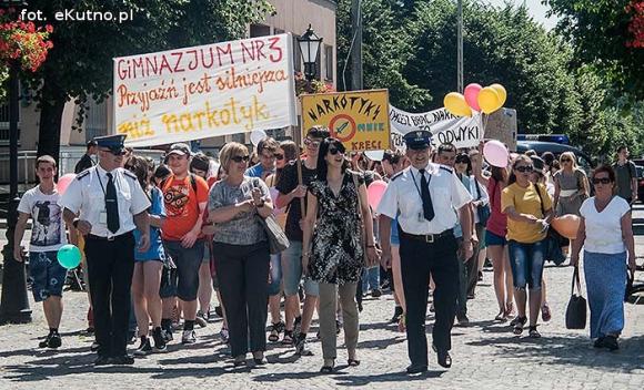Maszerowali, bo narkotyki ich nie kręcą