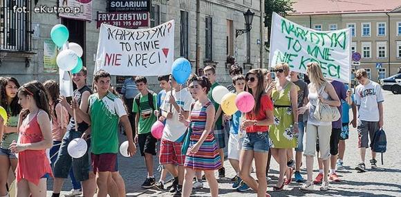 Maszerowali, bo narkotyki ich nie kręcą