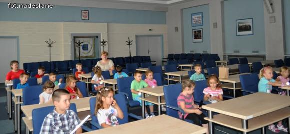 Przedszkolaki urzędowały w gabinecie prezydenta Kutna