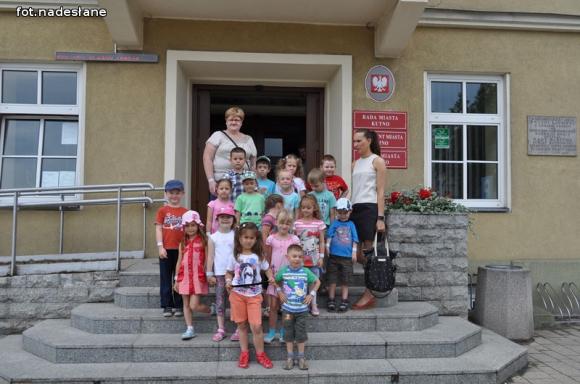 Przedszkolaki urzędowały w gabinecie prezydenta Kutna