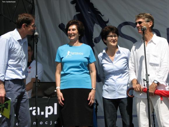 Krośniewiczanka na biegu po zdrowie z Ireną Szewińską