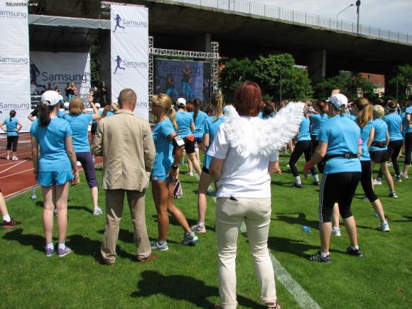 Krośniewiczanka na biegu po zdrowie z Ireną Szewińską