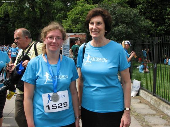 Krośniewiczanka na biegu po zdrowie z Ireną Szewińską