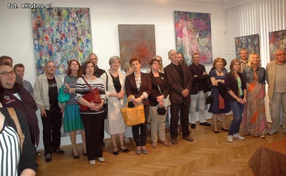 Światy z farb na wystawie Bogumiła Gardolińskiego