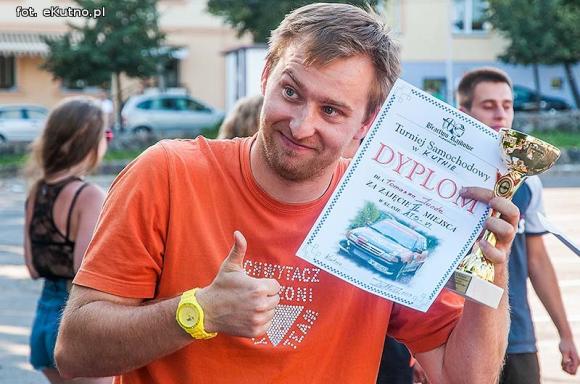  Tomasz Cieślak wygrał rajd na Placu Wolności