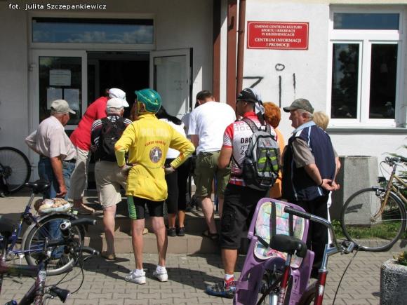 Julita Szczepankiewicz: Krośniewiccy rowerzyści w Besiekierach