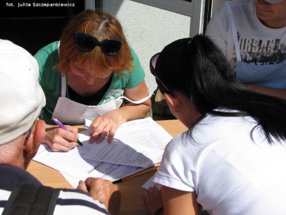 Julita Szczepankiewicz: Krośniewiccy rowerzyści w Besiekierach