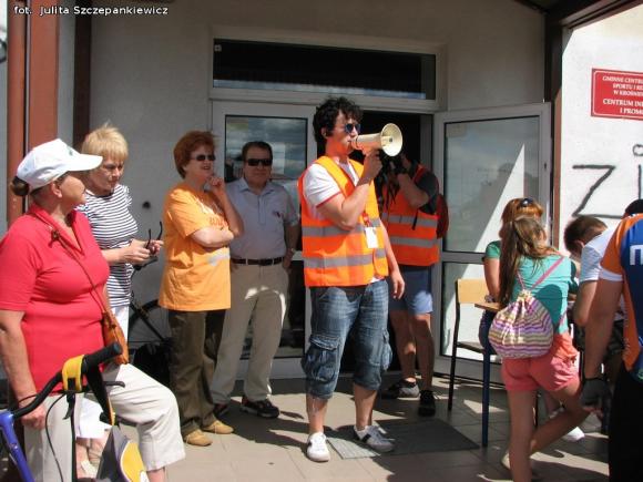 Julita Szczepankiewicz: Krośniewiccy rowerzyści w Besiekierach