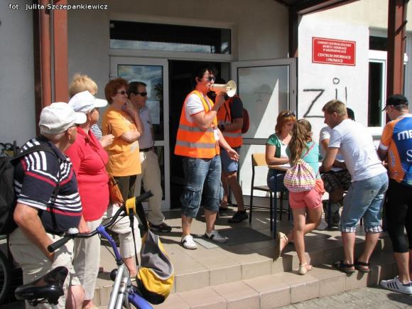 Julita Szczepankiewicz: Krośniewiccy rowerzyści w Besiekierach
