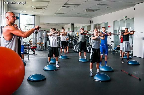 Koszykarze KKS Pro-Basket Kutno na zajęciach Magic Bar