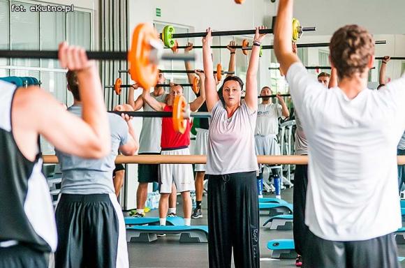 Koszykarze KKS Pro-Basket Kutno na zajęciach Magic Bar