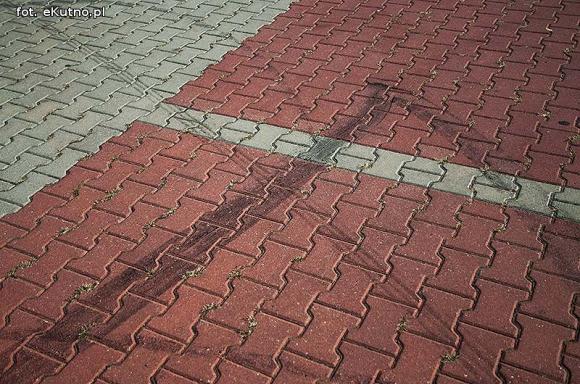 Rozwalone ogrodzenie cmentarza i zniszczone nagrobki na Łąkoszynie