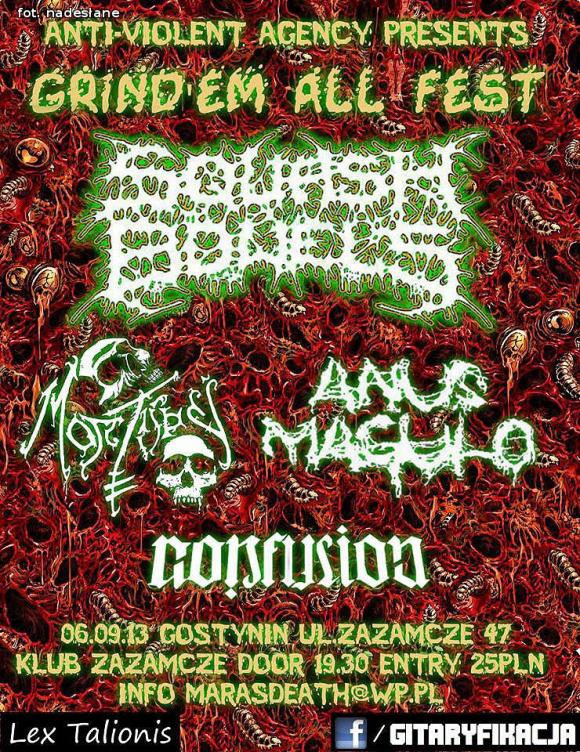 Wesele w rytmach muzyki grind core i death metal