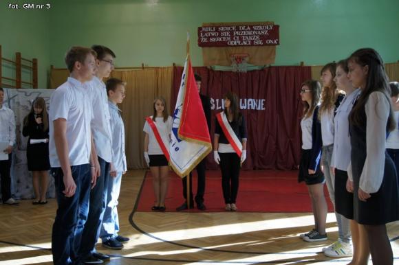 Ślubowanie pierwszoklasistów w Trójce