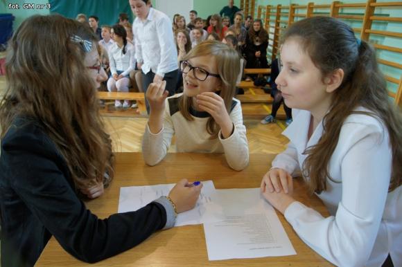 Ślubowanie pierwszoklasistów w Trójce