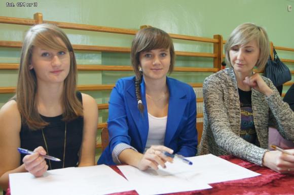 Ślubowanie pierwszoklasistów w Trójce