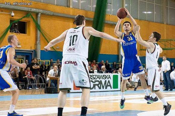 Polfarmex Kutno wygrywa w Warszawie