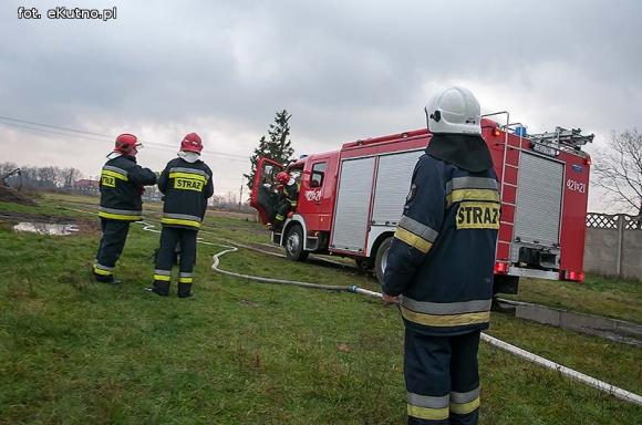 Spaliła się stodoła w Krzesinówku