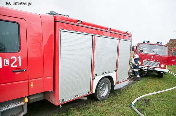 Spaliła się stodoła w Krzesinówku