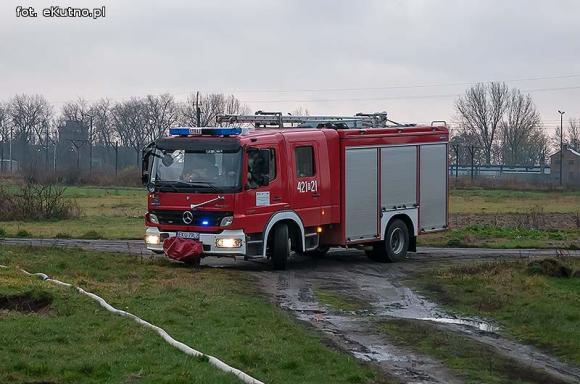 Spaliła się stodoła w Krzesinówku
