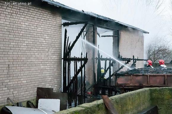Spaliła się stodoła w Krzesinówku