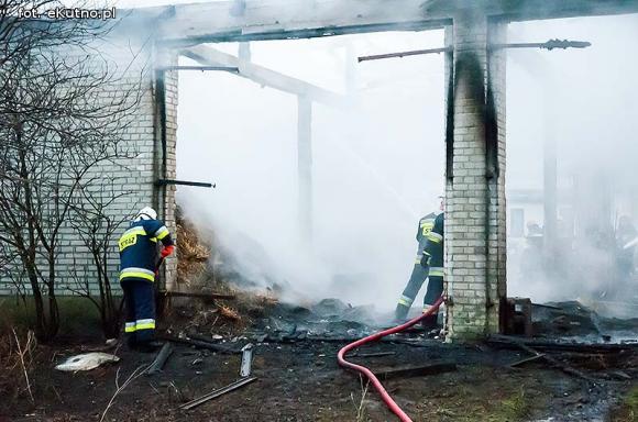 Spaliła się stodoła w Krzesinówku