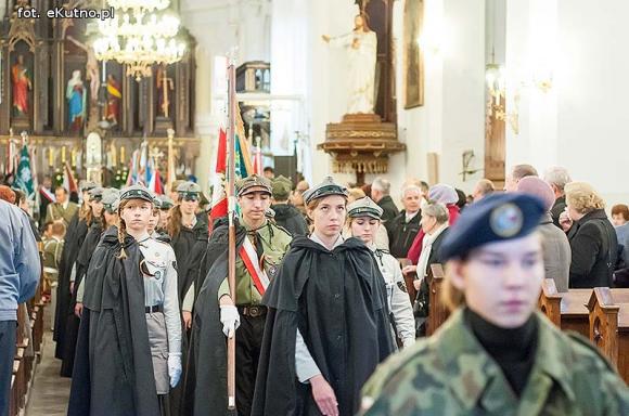 Dzień wcześniej w Kutnie mieszkańcy świętowali niepodległość