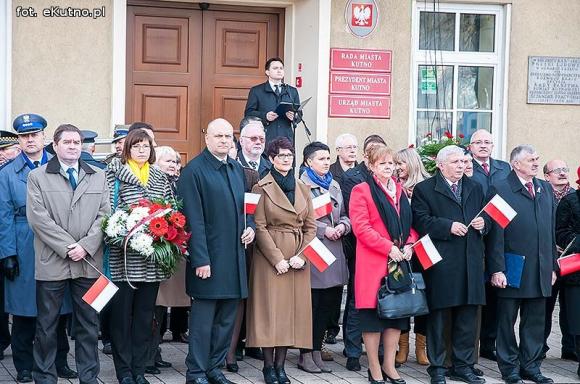 Dzień wcześniej w Kutnie mieszkańcy świętowali niepodległość