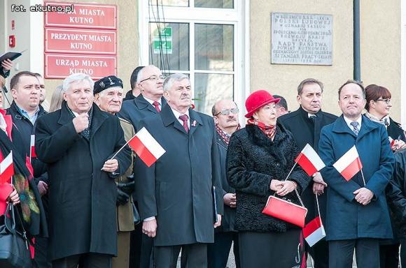 Dzień wcześniej w Kutnie mieszkańcy świętowali niepodległość