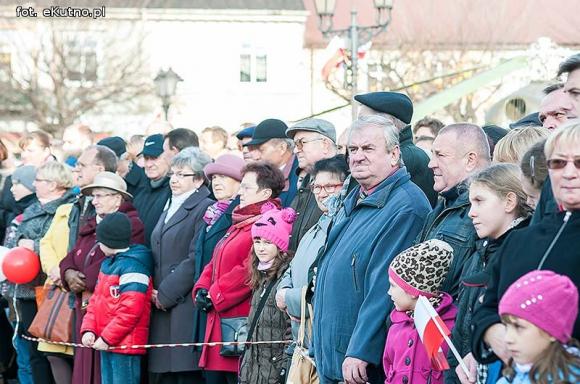 Dzień wcześniej w Kutnie mieszkańcy świętowali niepodległość