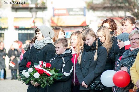 Dzień wcześniej w Kutnie mieszkańcy świętowali niepodległość