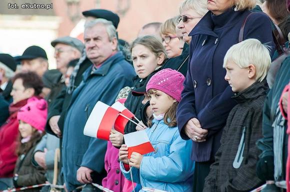 Dzień wcześniej w Kutnie mieszkańcy świętowali niepodległość