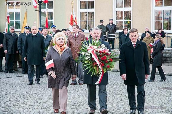 Dzień wcześniej w Kutnie mieszkańcy świętowali niepodległość