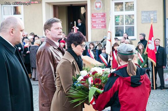 Dzień wcześniej w Kutnie mieszkańcy świętowali niepodległość