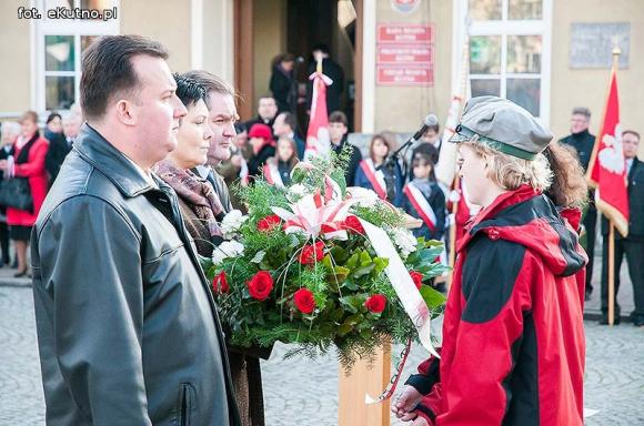 Dzień wcześniej w Kutnie mieszkańcy świętowali niepodległość