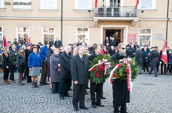 Dzień wcześniej w Kutnie mieszkańcy świętowali niepodległość