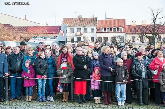Dzień wcześniej w Kutnie mieszkańcy świętowali niepodległość